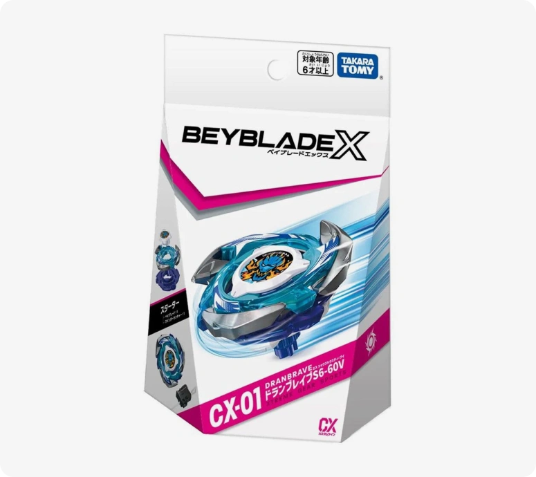 Takara Tomy Beyblade X CX-01 DranBrave S6-60V – Mall Of Toys