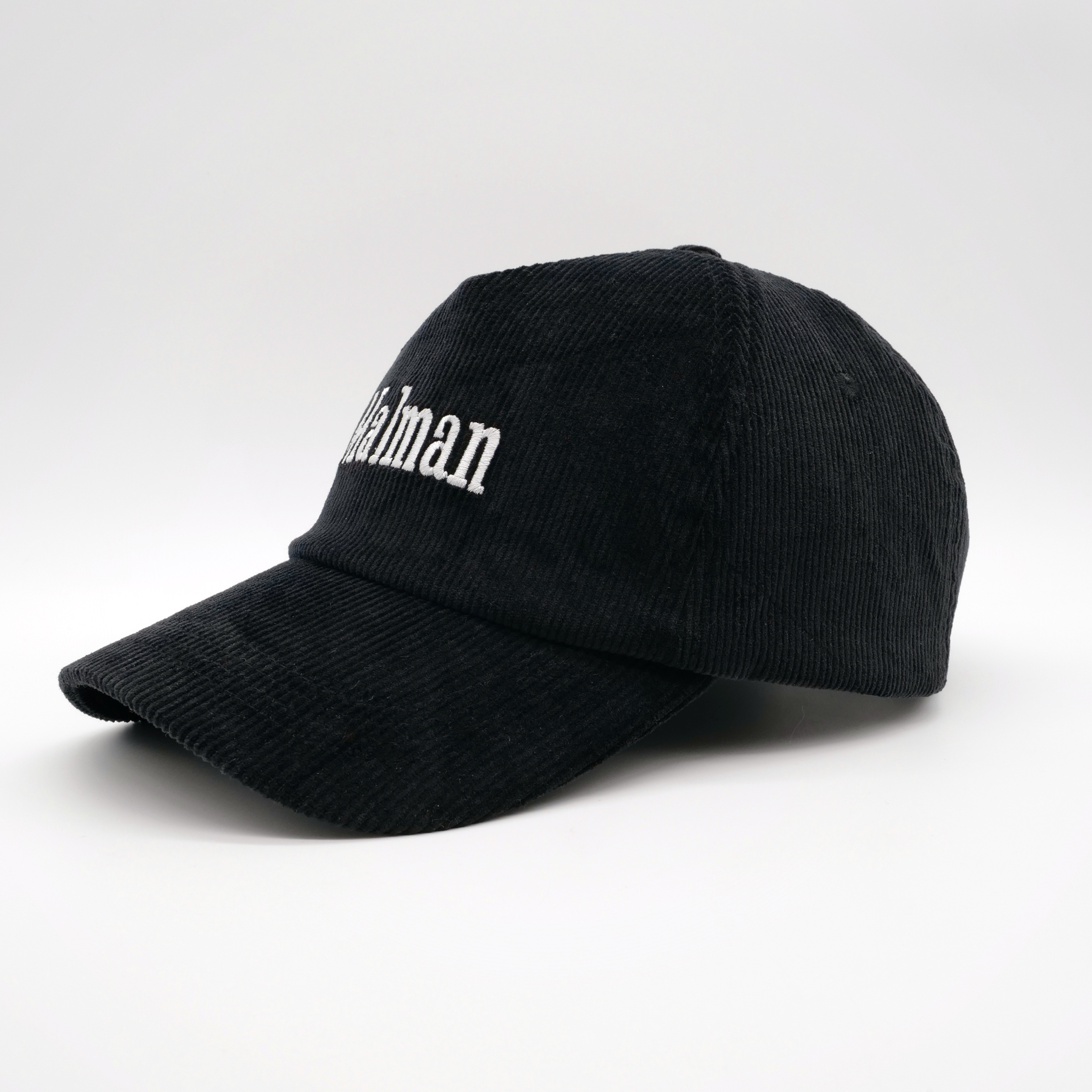 Malman Black Corduroy Cap