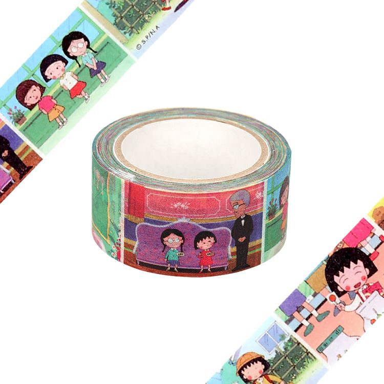 ちびまる子ちゃん】原画ポストカード（まる子と仲間達）CM507-06