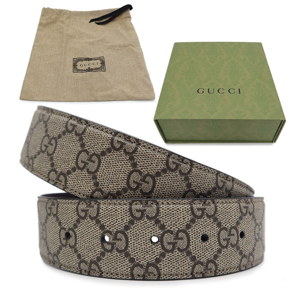 GUCCI グッチ インターロッキングGバックルベルト 774153 GGスプリーム