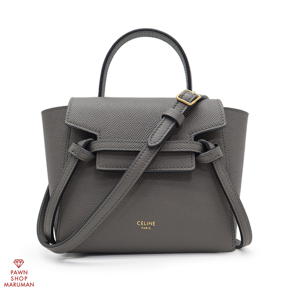 セリーヌ ピコ ベルトバッグ 194263ZVA 10DC グレインドカーフスキン