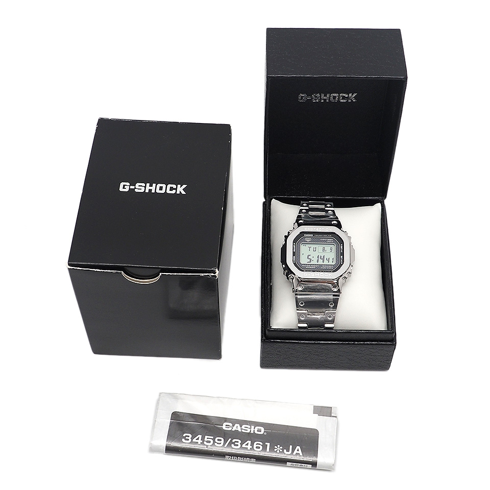 CASIO カシオ G-SHOCK フルメタル Bluetooth GMW-B5000D-1JF ソーラー