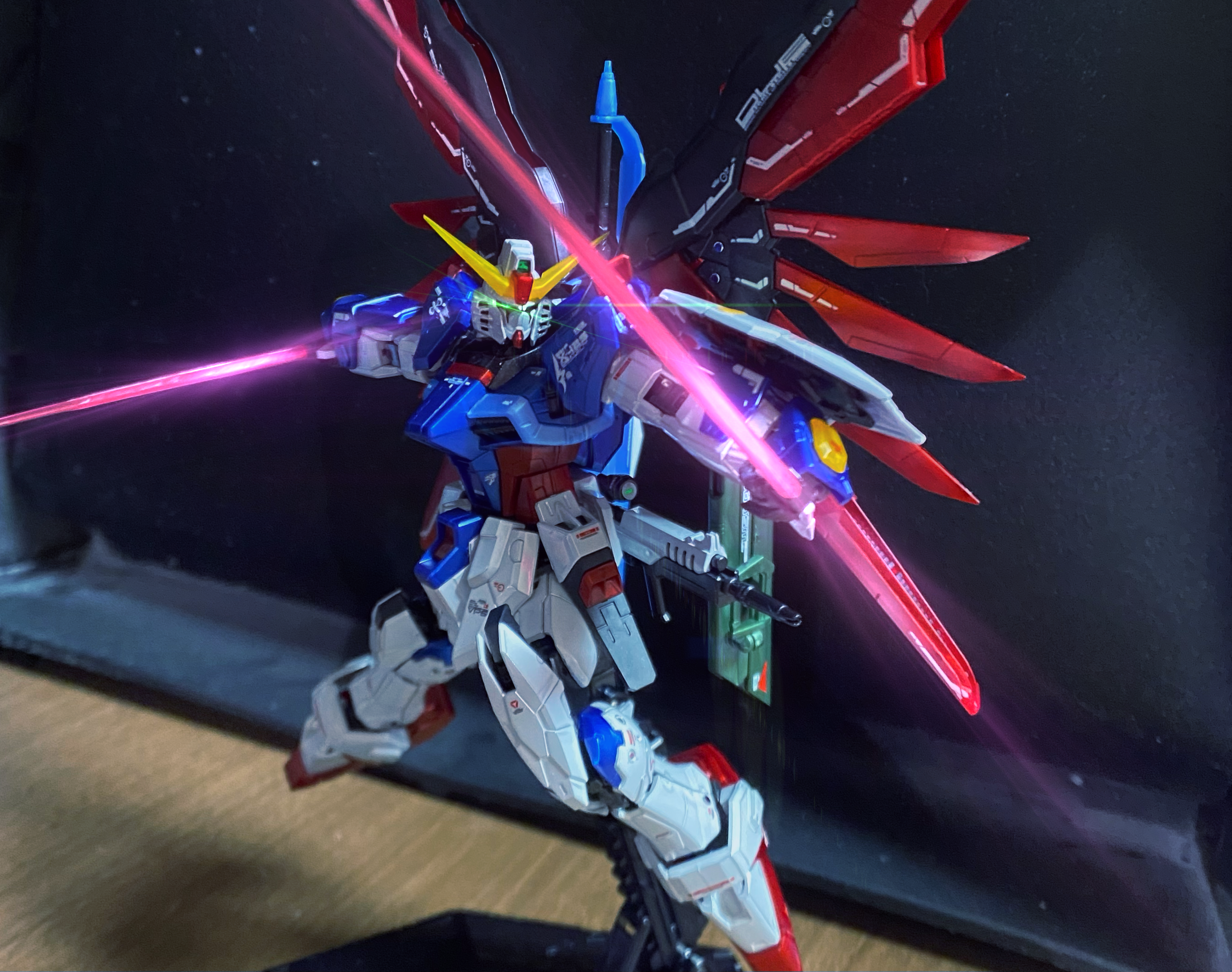 RG 1/144 デスティニーガンダム［チタニウムフィニッシュ］＋拡張
