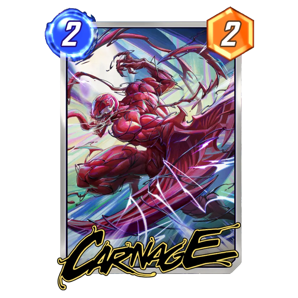 Carnage In-Hyuk Lee InHyuk Lee Marvel Snap Card Variant - Marvel