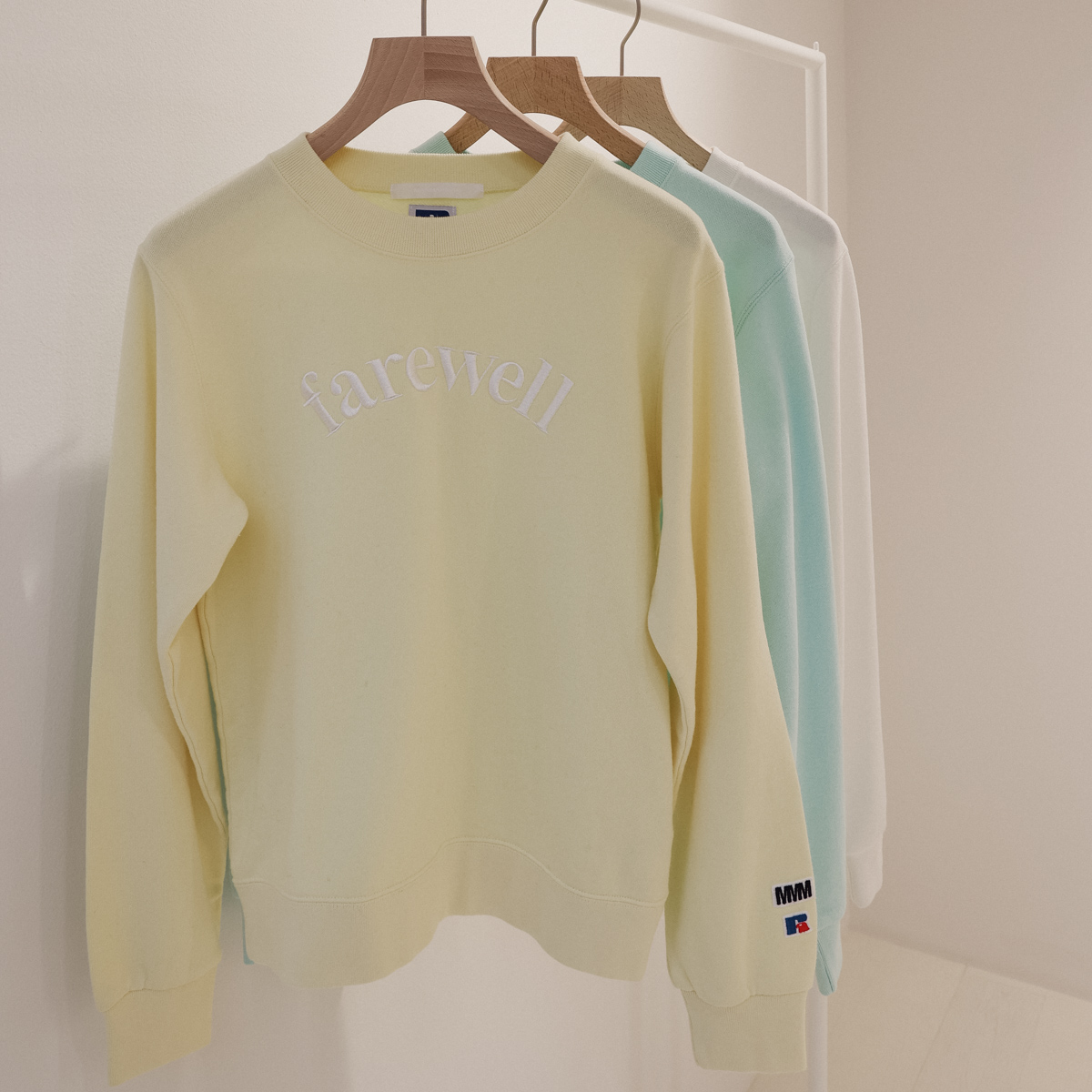 Bookstore sweat crew shirt -washed out- | 2024 Autumn Collection