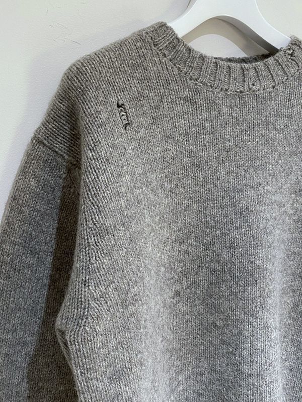 UNUSED（アンユーズド） ダメージセーター グレー - margin