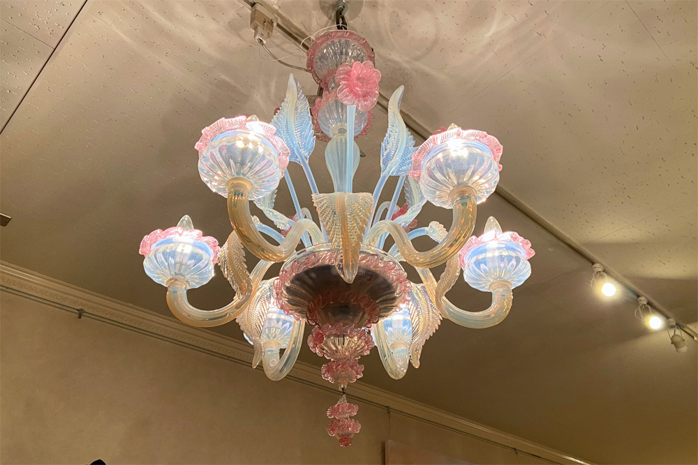 MAZZUCCATO ベネチアンガラス シャンデリア6灯 | VITA DOLCHE TOKYO