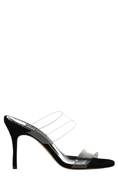 Scolto Mule - Black | MANOLO BLAHNIK – Marissa Collections