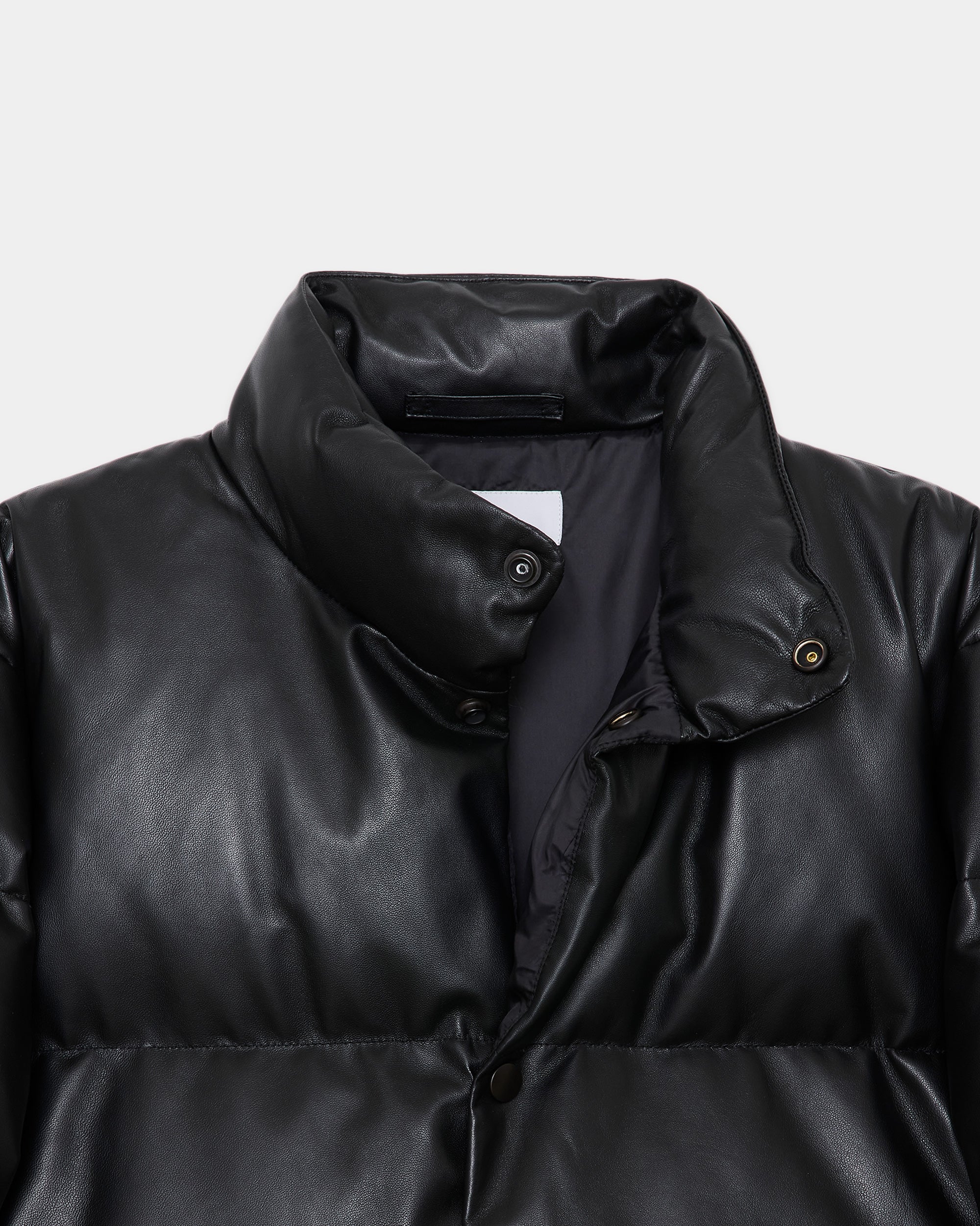 シープレザー / レザーダウンジャケット, Black – MARKAWARE