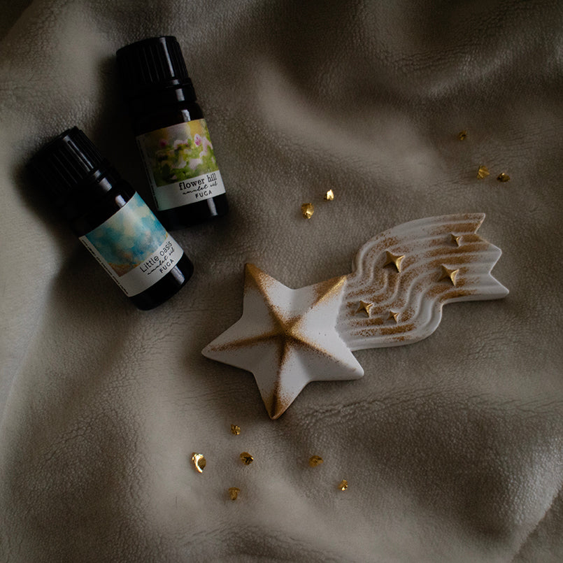 shooting star stone | 流れ星のアロマストーンオブジェ《香る