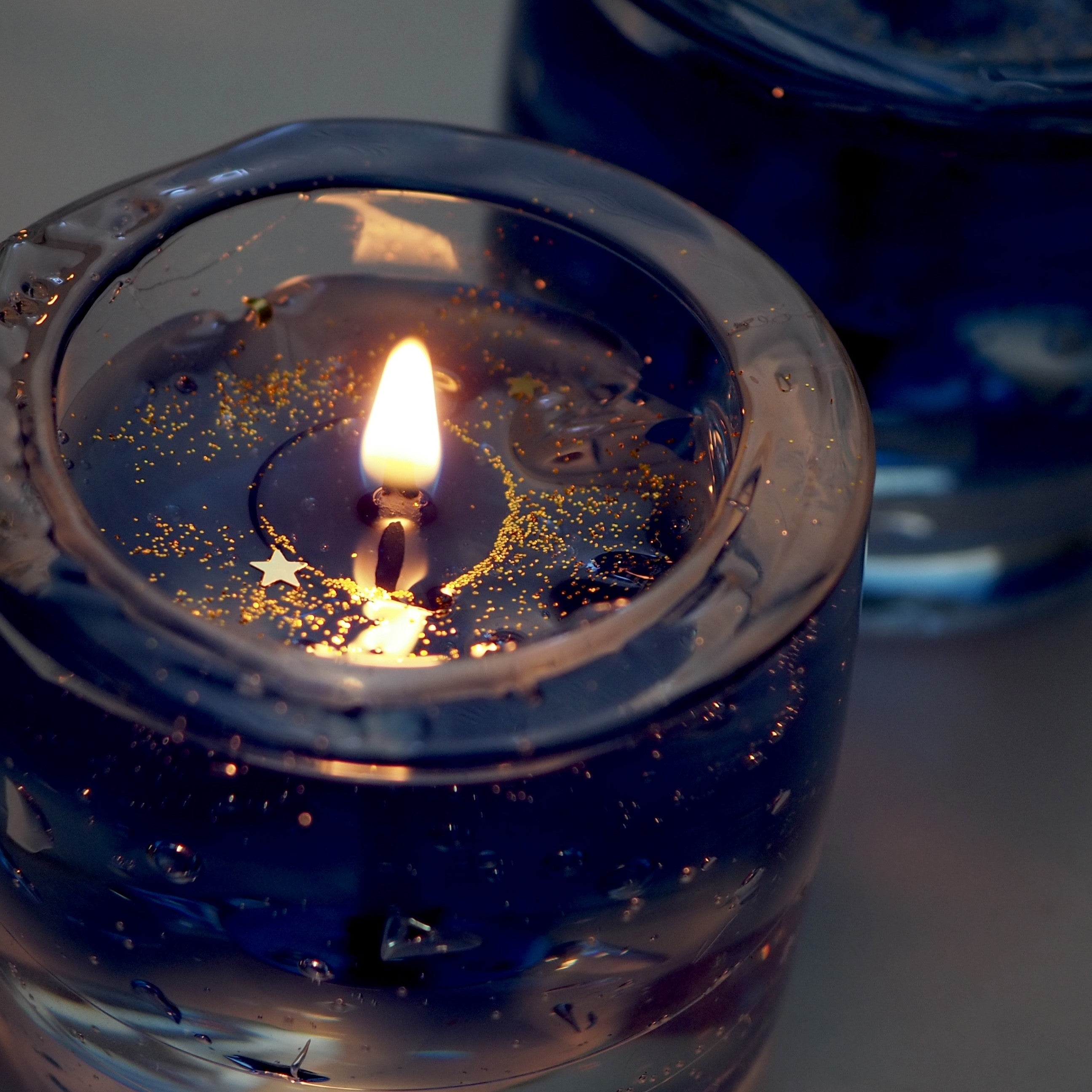 星影の水 アロマキャンドル/ユーカリラベンダー – 宙フェス夜市