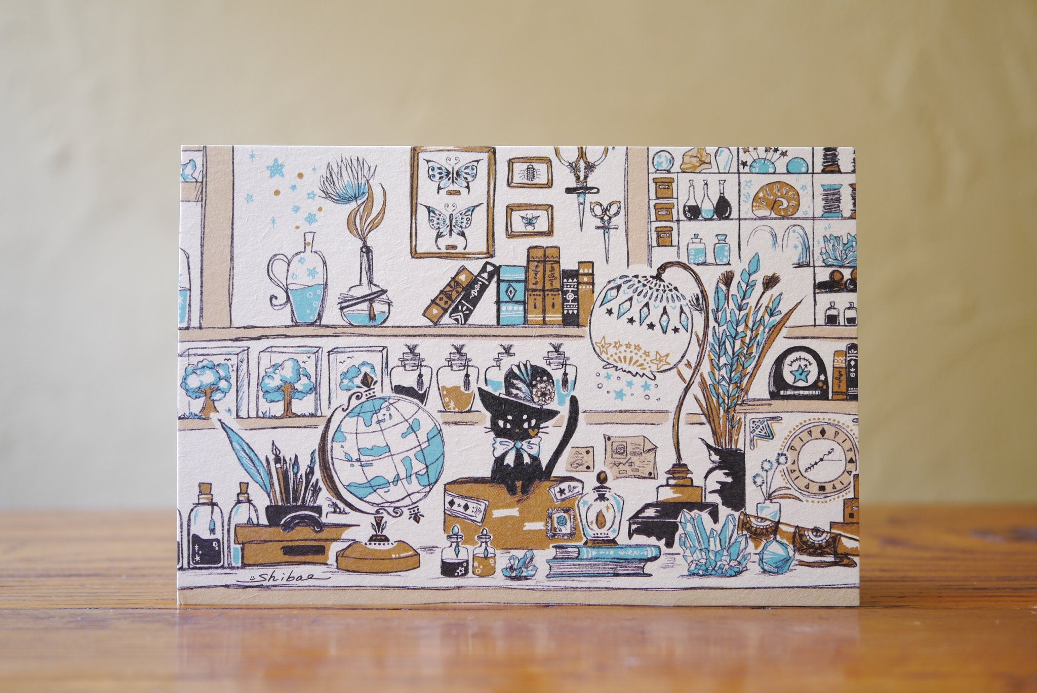 アスティリアの机の上 ポストカード – 宙フェス夜市