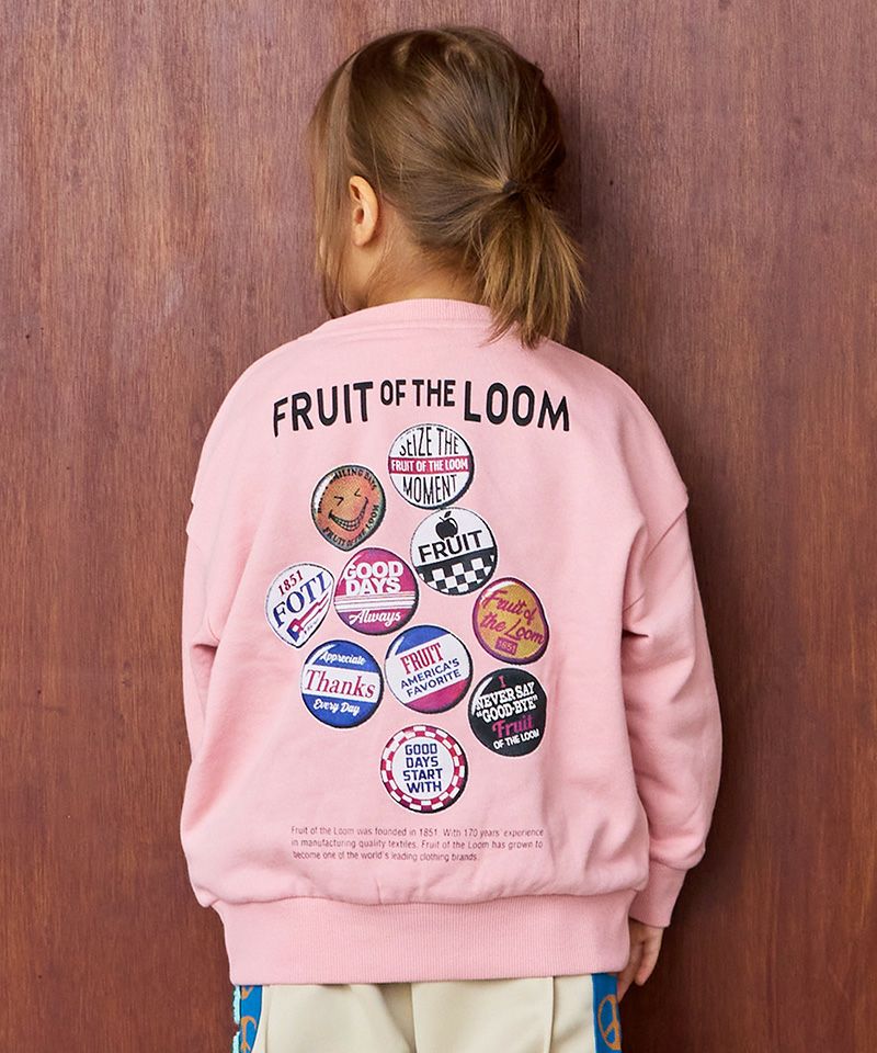 TIME SALE】【別注】フルーツオブザルーム プリントトレーナー