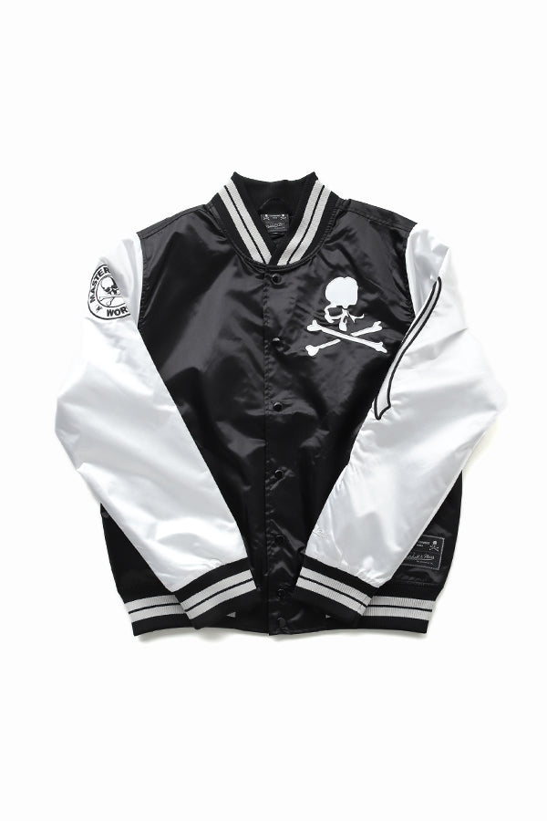 Mitchell&Ness × MASTERMIND WORLD LIGHTWEIGHT SATIN JACKET