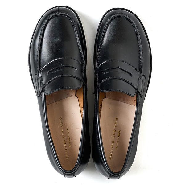 Rolling dub trio “IN'EI LOAFER”＜BLACK DUTCH BOX CALF＞ | MASUYA