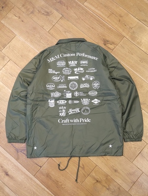 M&M CUSTOM PERFORMANCE 「BOA COACH JACKET」 ナイロン ボアコーチ