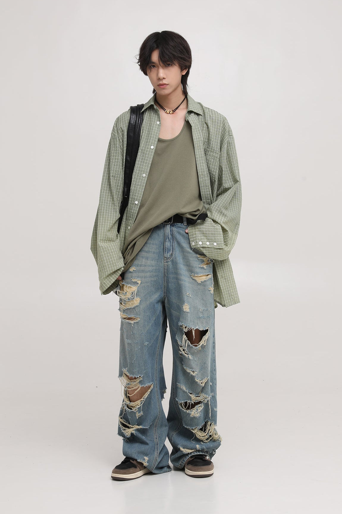 ハードダメージ加工デニムパンツ NZK6075 – MASONPRINCE JAPAN OFFICIAL