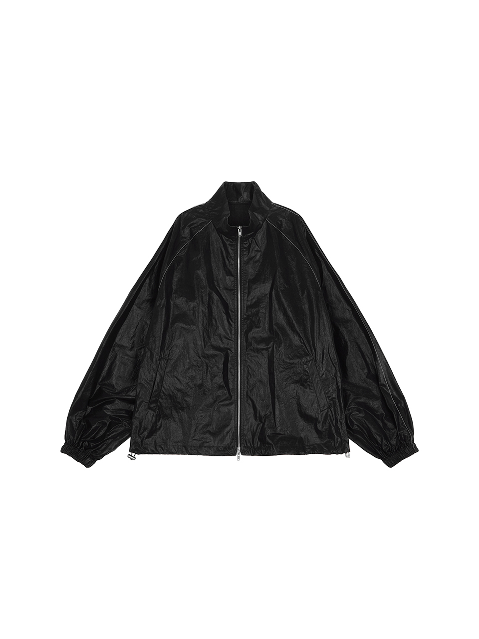 MUSINSA公式 | MATIN KIM MATIN KIM LOGO COATING JUMPER IN BLACK