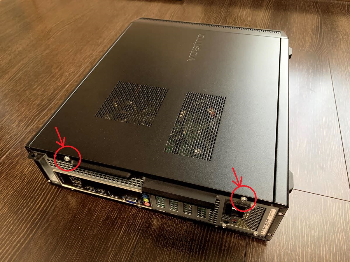 DELLデスクトップPCのHDDをSSDに交換(ハード面) | 閃き作業ブログ