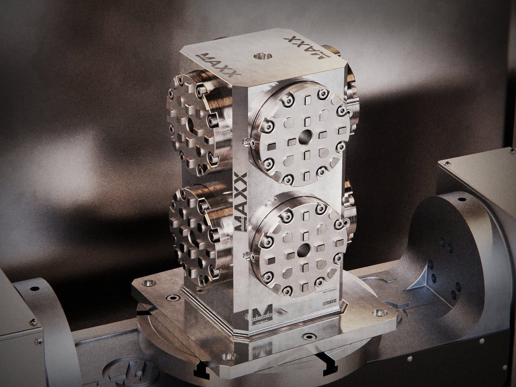 MaxxMagnum 4 Sided Tombstone with 8 Manual Low Profile Chuck