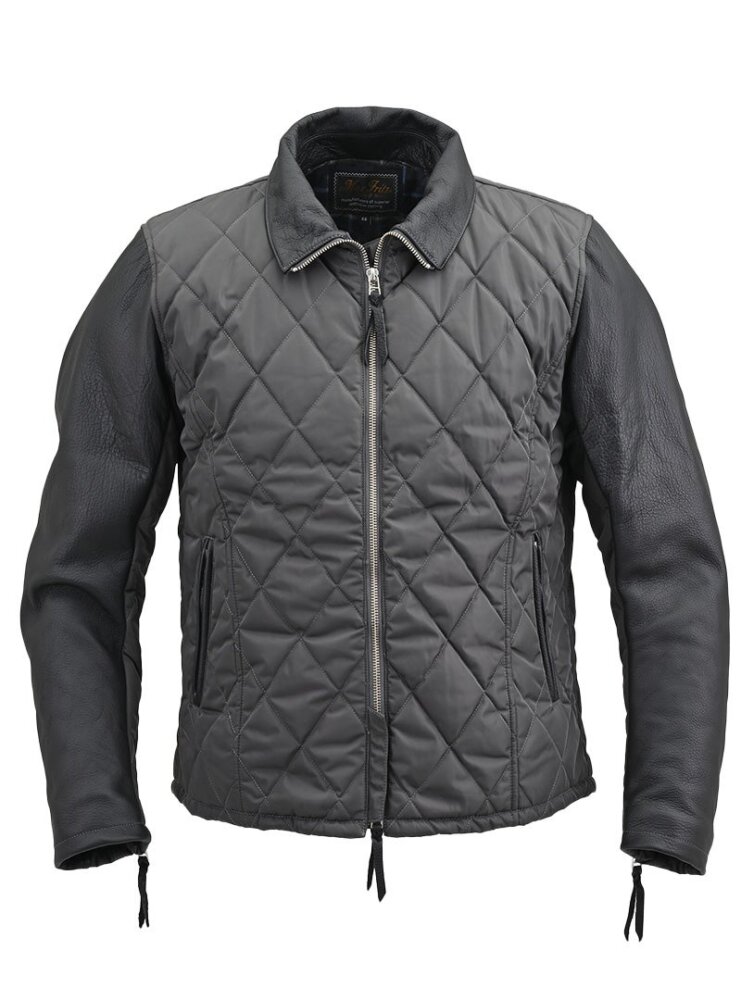 レザースリーブキルティングジャケットMFJ-2534【メンズ】 | Men