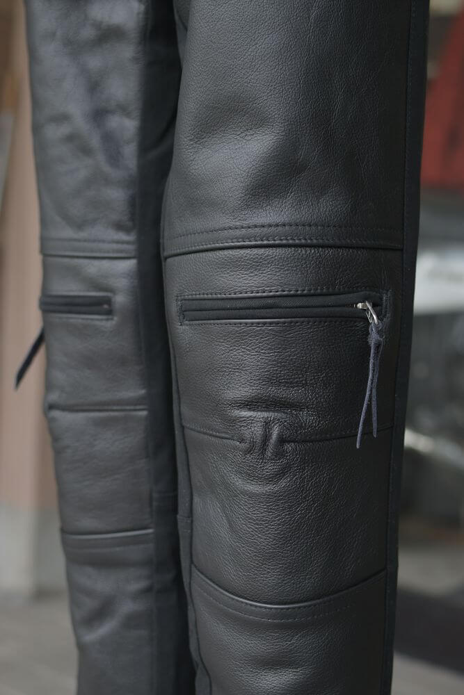 みかりん様 【美品】マックスフリッツ ハーフレザーウォームパンツ42