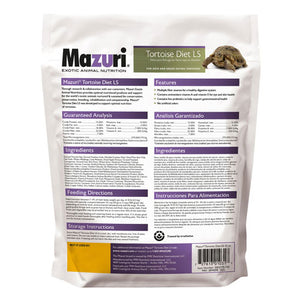 Mazuri® Low Starch Tortoise Food | Sulcata Tortoise Diet