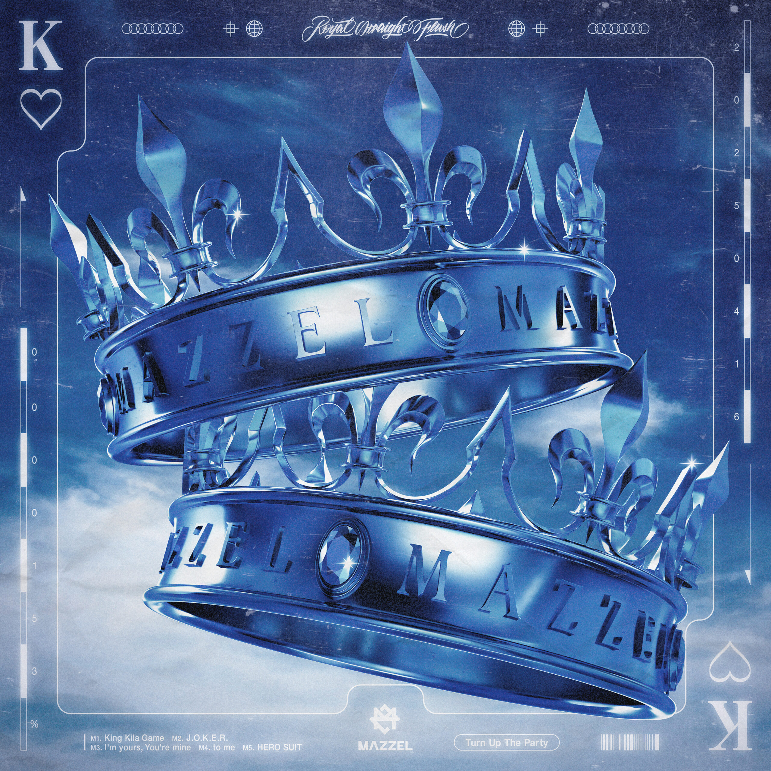 MAZZEL 1st EP 『Royal Straight Flush』2025.4.16 Release!! | MAZZEL