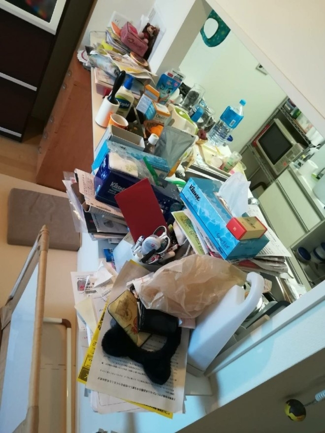 before＆after》乳幼児子育て中のママのキッチンカウンターの断捨離