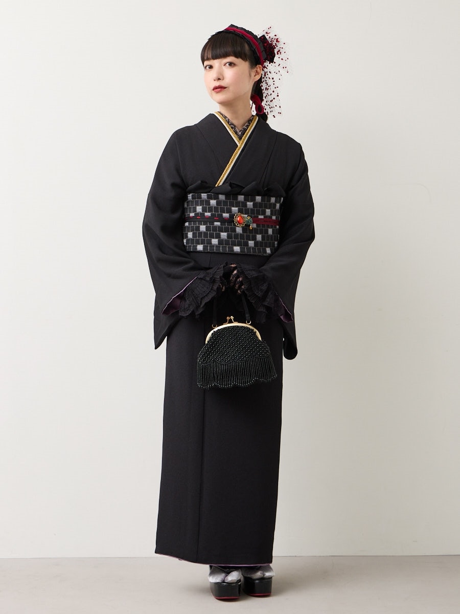 着物単品「 furifu色無地 」(FREE ボルドー): ふりふ ｜ミマツグループ