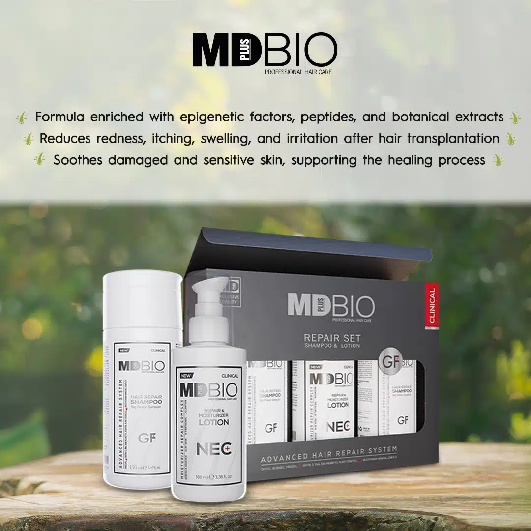 Hair Repair Shampoo and Lotion Set - MDPLUSBIO - Professional Hair