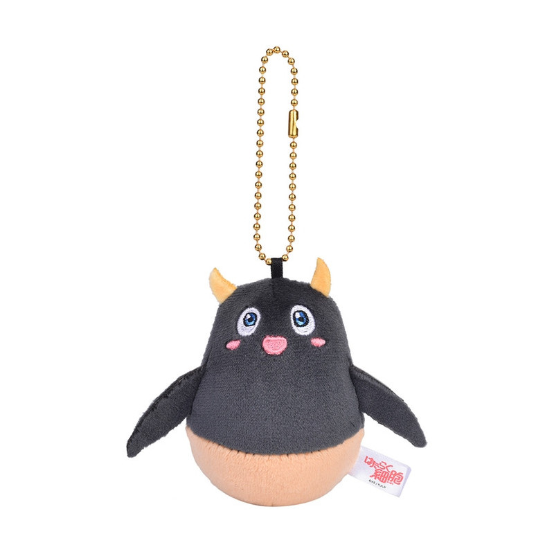 はたらく細胞 低反発ぬいぐるみキーチェーン 乳酸菌(クロ) - Meccha Japan