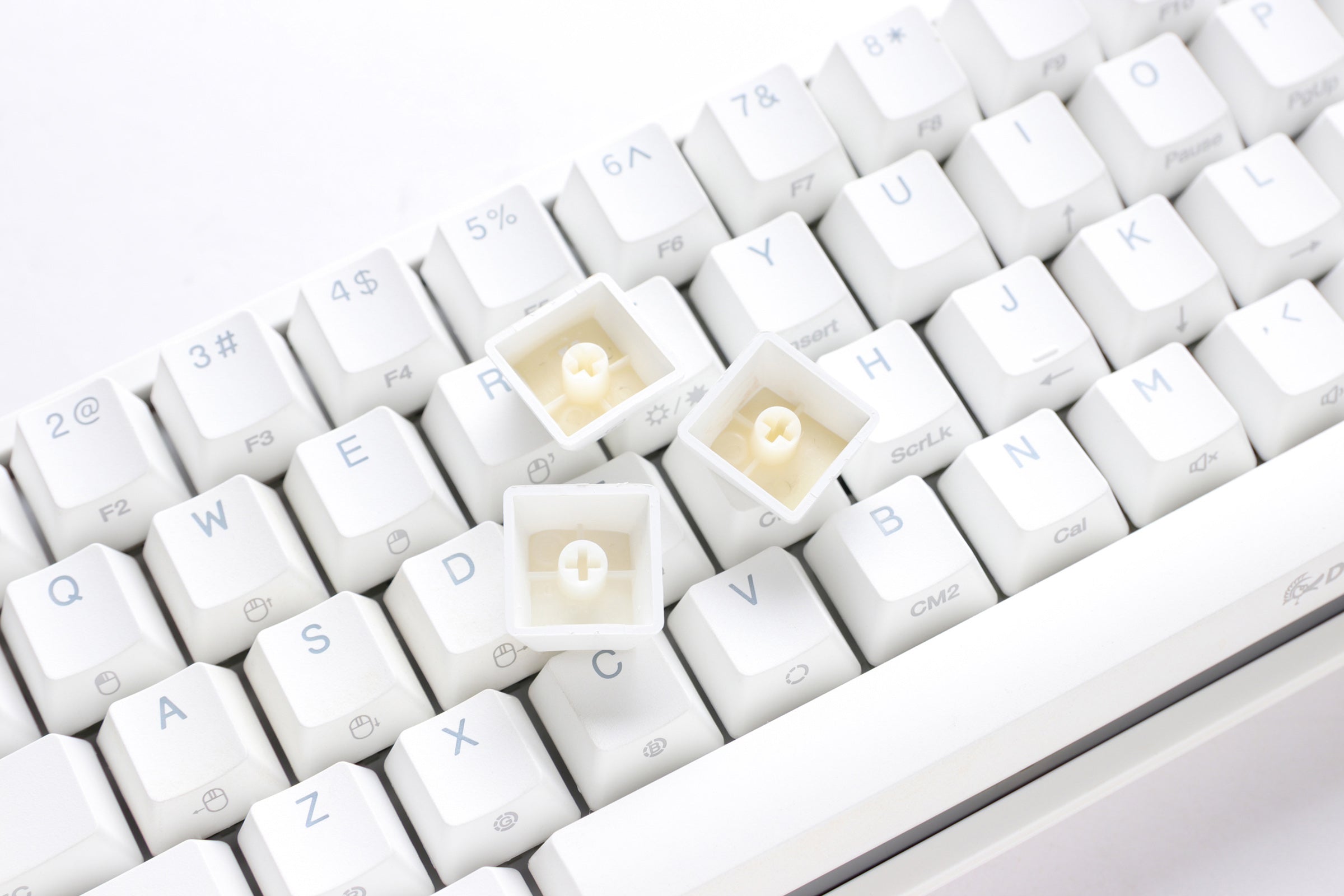 Ducky One 2 Mini Pro Pure White RGB LED 60% Double Shot PBT Mechanical
