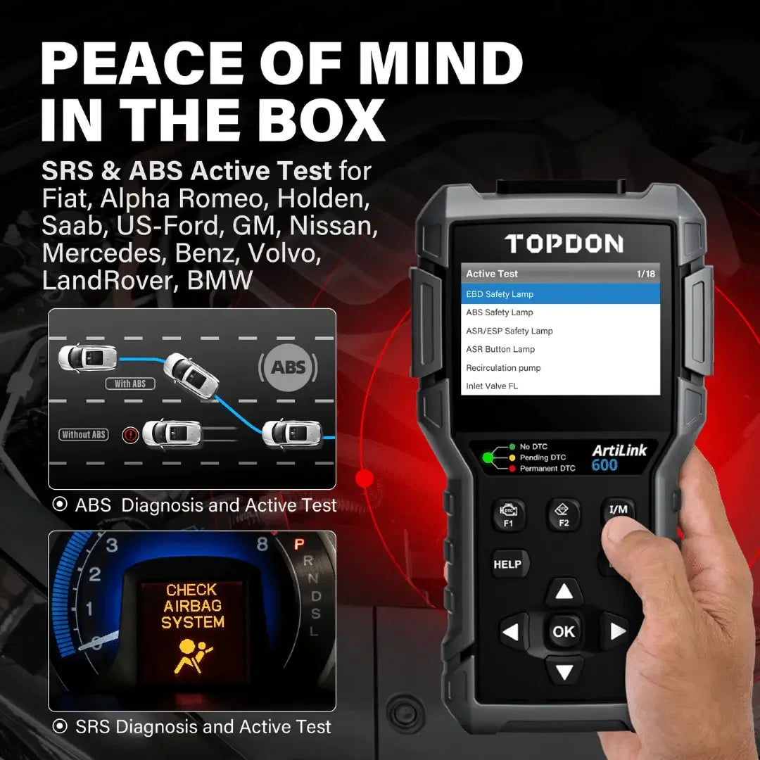Topdon USA ArtiLink600 Automotive Computer Scan Tool – Mechanic
