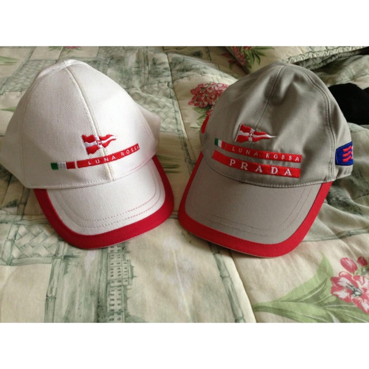 Vendo cappelli Prada linea Luna Rossa ORIGINALISSIMI | Depop