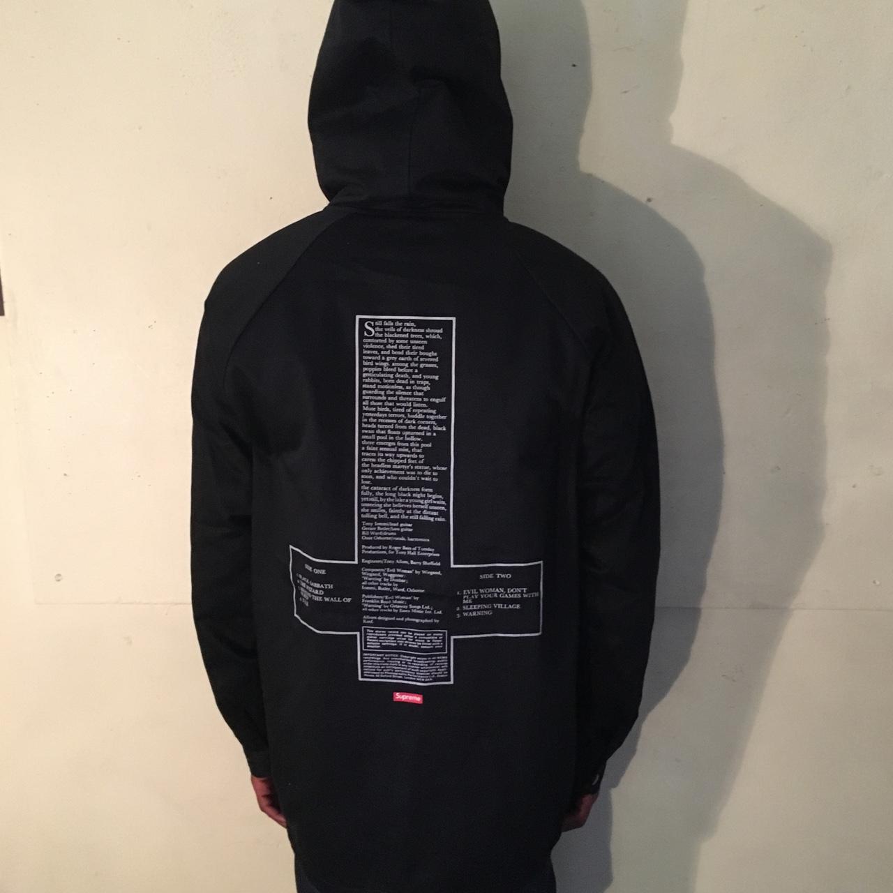 Supreme black sabbath parka. Quality authentic. | Depop