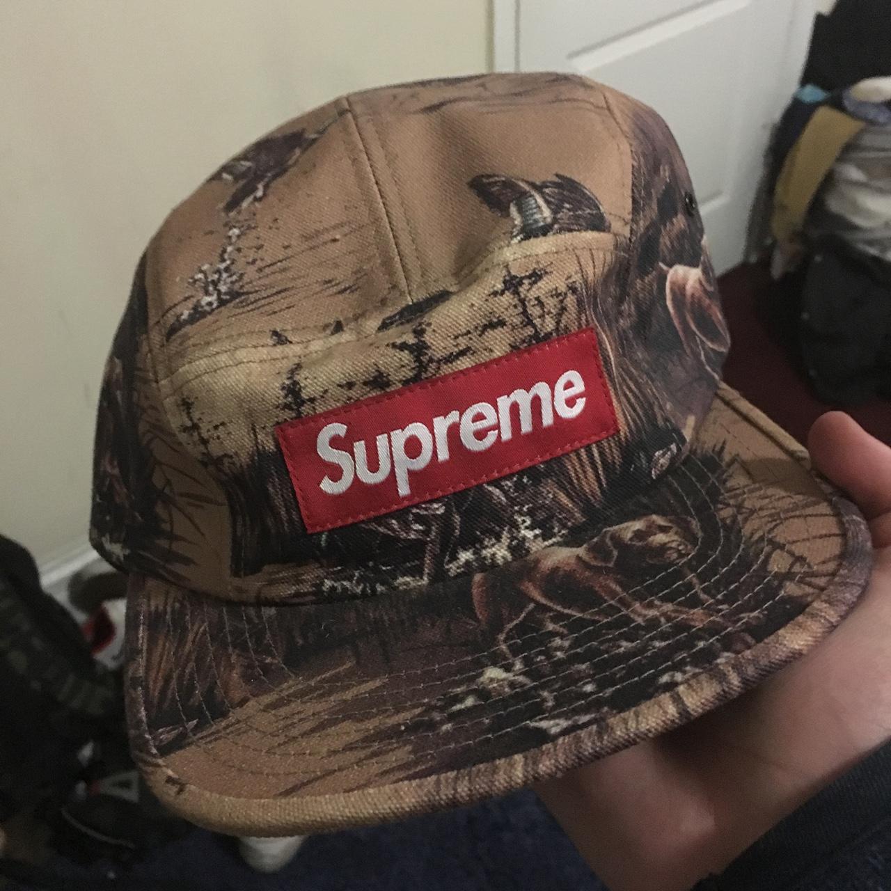 Supreme Dog and Duck canvas camp cap | Depop