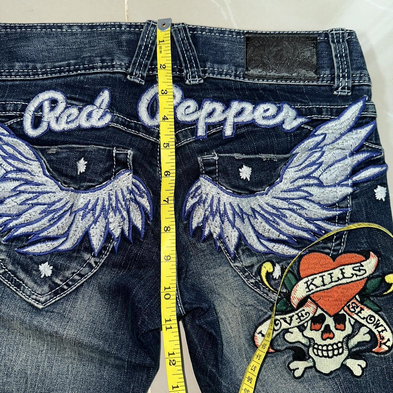 Ed Hardy x Red Pepper jeans #edhardy #redpepper #y2k | Depop