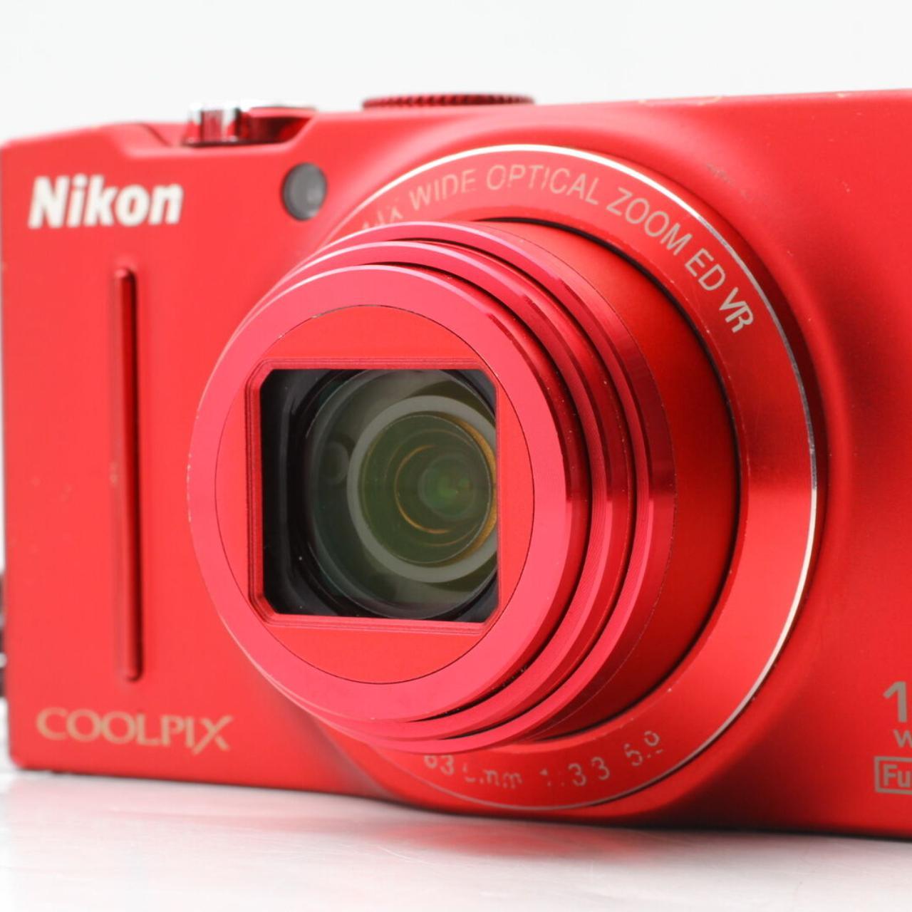 SONY Camera-and-accessories Nikon COOLPIX S8200 Red | Depop