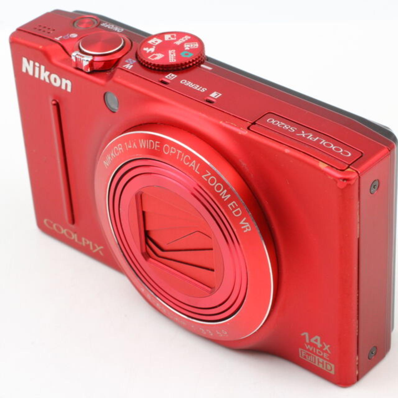 SONY Camera-and-accessories Nikon COOLPIX S8200 Red | Depop