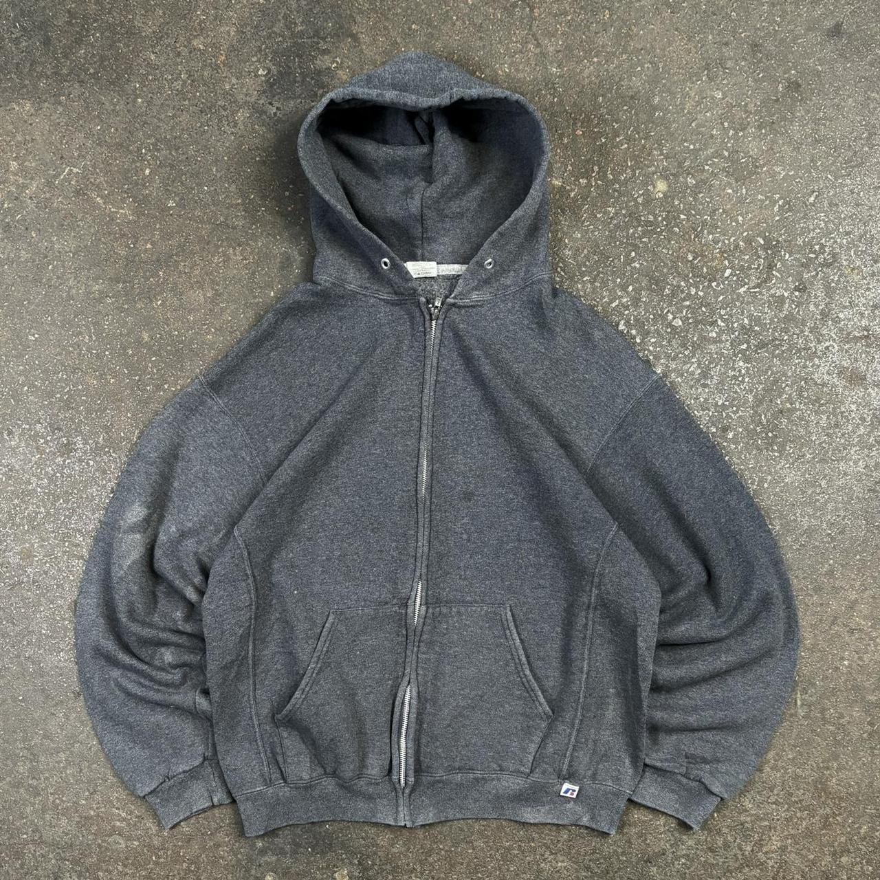 Vintage Russell Athletic blank hoodie Russell | Depop