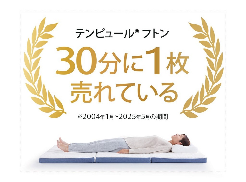 ワン リュクス フトン｜折りたたみマットレス｜サポート｜テンピュール