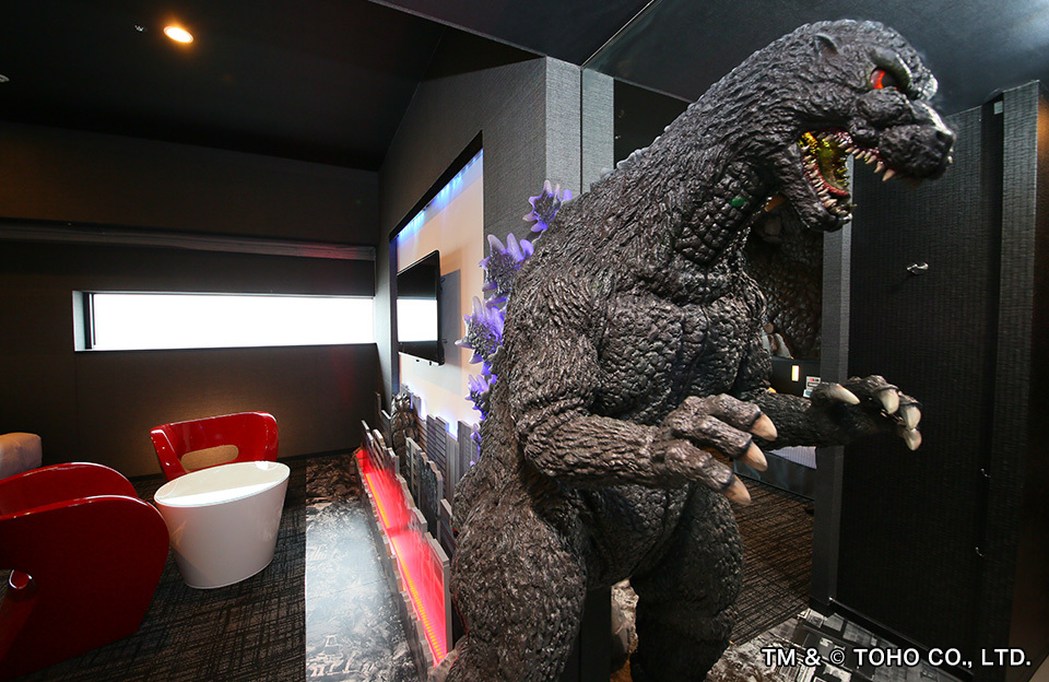 限定1室、ホテルグレイスリー新宿の最上階に「ゴジラフロア」が誕生