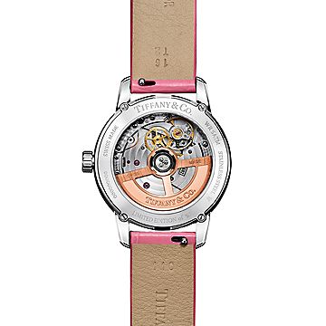 ティファニー アトラス 34MM ムーンフェイズ ウォッチ ピンク
