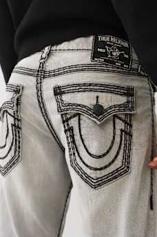 RICKY SUPER QT FLAP STRAIGHT JEAN 34”