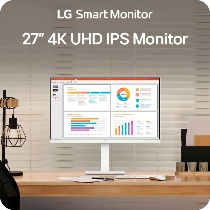 27 Inch IPS Smart Monitor - 27U730SA-W | LG USA