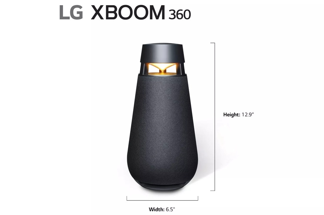LG XBOOM 360 Bluetooth Speaker (Black) - XO3C | LG USA