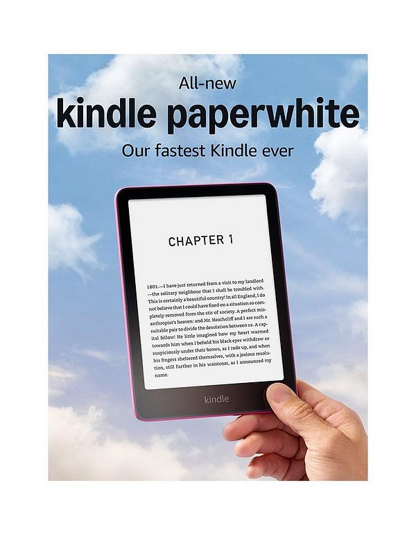 Amazon Kindle Paperwhite (16 GB) - With Ads - Raspberry | Very