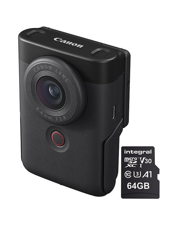 Canon PowerShot V10 Video Camera Vlogging Kit inc 64GB MicroSD