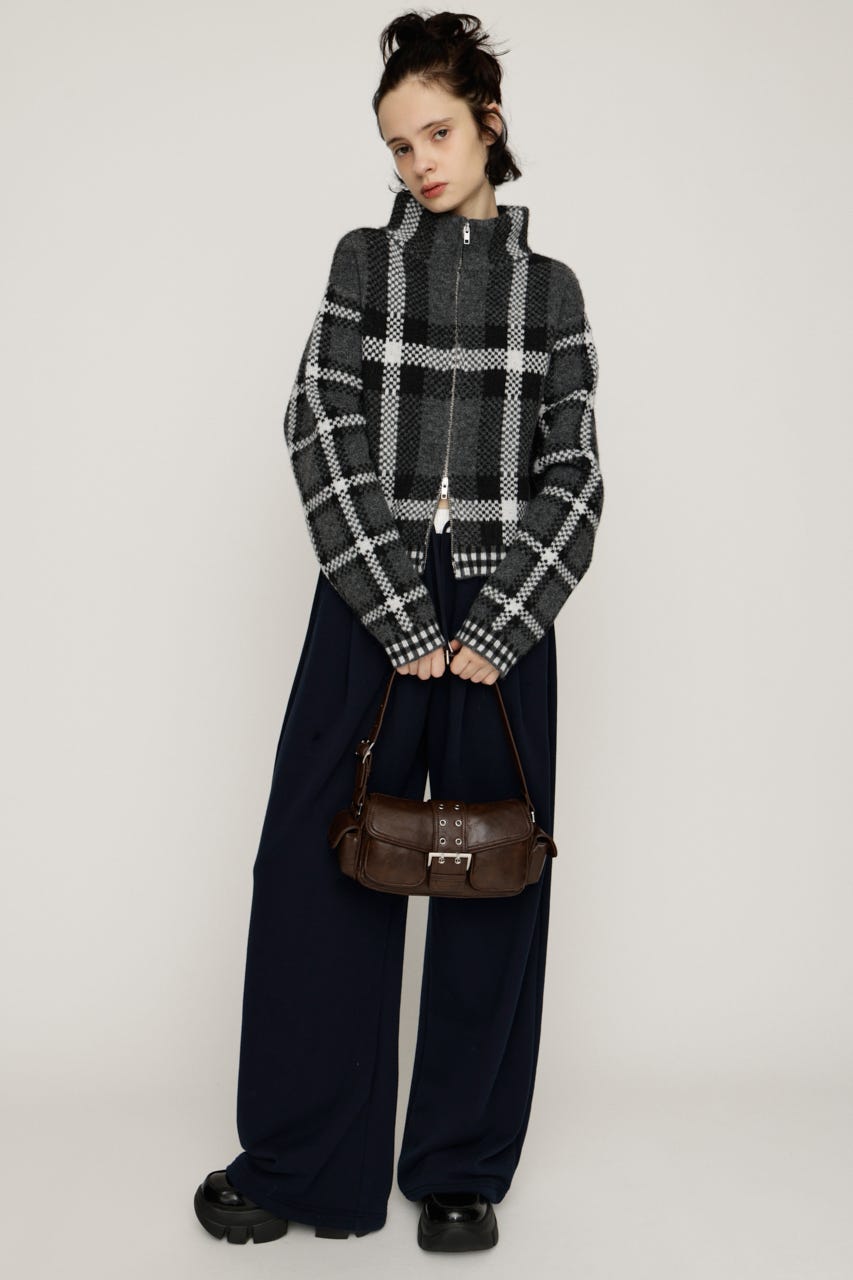 SLY | JQ KNIT FRONT ZIP カーディガン (カーディガン ) |SHEL'TTER